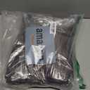 Joydeco Blackout Curtains 63 Inch Length 2 Panels Set, Thermal Insulated Long Curtains& Drapes 2 Burg, Room Darkening Grommet Drapes for Living Room Bedroom Window (W52 x L63 Inch, Chocolate)