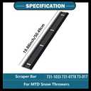 731-1033 Snow Blower Scraper Bars Compatible with M-TD Snow Throwers