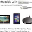 Micro USB to RJ45 Ethernet Adapter for Android Tablets, Windows Tablet Computer, Google Nexus Player, Dell Venue Pro 8 Tablet, Raspberry Pi Zero, HP Stream 7,Wired LAN Connection