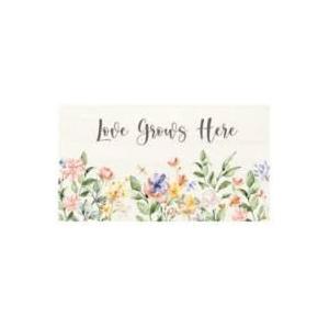 Town & Country Love Grows Here Anti-Fatigue Vinyl Kitchen 18 x 36 Inch