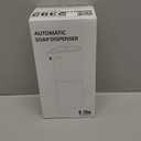 Automatic Foaming Soap Dispenser, 4-Level Adjustable Foam, Wall Mount, USB Rechargeable, 12.8oz/380ml, Touchless Hand & Dish Soap Dispenser for Bathroom, Kitchen, Hotel, Restaurant (White)