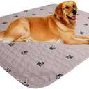 SincoPet Washable Dog Pee Pads with Puppy Grooming Gloves,Puppy Pads,Reusable Pet Training Pads,Large Dog Pee Pad,Waterproof Pet Pads for Dog Bed Mat,Super Absorbing Whelping Pads (36x41 Inch (Pack of 2))