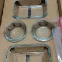 Pyrex Freshlock (7-Pack) Glass Food Storage Containers Set, (1, 2, 4 Cups) Airtight & Leakproof Plastic Locking Lids BPA-Free, Meal Prep Containers Set, Freezer Dishwasher Microwave Safe