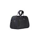 Nomad Lane The Bento Bag Classic Carry-On Luggage Duffel Bag, Durable & Lightweight Suitcase. Personal Item Weekender Overnight Travel Bag for Men & Women, Jet Set Black & Silver