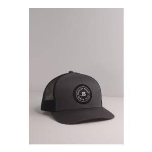 BRIMZ Golf Performance Hat - Tee Holder & Magnetic Ball Marker - Breathable, Sweat & Water Resistant Golfing Snapback Hat (Beers & Bogeys - Black & Grey 