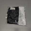 See Through Lingerie Sets Naughty Outfits for Women Mesh Sheer Bra Mini Skirt with Thong Underwire (Black, L)