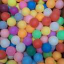 300PCS Colored Ping Pong Balls, 40mm Mini Pet Ball Pit, Plastic Bingo Balls, for Party Decoration, Games Handicrafts, Pet Toys