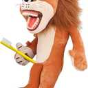 Tooth Fairy Plush Doll, Dental Plush Oral Health Presentation Puppet Lion Tooth Fairy Dental Educational Plush Large Size Doll with Teeth (Large Lion Doll)