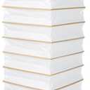 Uonlytech Paper Floor Lamp Shades Nordic Style Table Lampshades Barrel Chandelier Light Cover Protector for Home Hotel Bedside Desk Floor Lamp, Beige