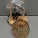 BlissWhisper Candle Warmer Lamp with Timer Dimmer,Adjustable Height Wax Melting Lamp for Jar Candles, Aesthetic Vintage Home Decor for New House Warming, Gift for Women Birthday Christmas (Gold)