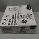 Move2Play, Giraffe Basketball Hoop & Soccer Goal Activity Center | 30+ Sounds & Songs + 5 Lights | 1 2 3 Year Old Birthday Gift for Boys and Girls | Toy for Baby & Toddlers (Yellow)