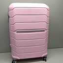 Samsonite Freeform Large Checked Luggage with Dual 360 Spinner Wheels - TSA Lock, Airline-Approved - Lightweight Durable Polypropylene Expandable Hardshell - Pink Rose 29.8" x 20.5" x 13"