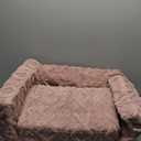 Toddler Couch for Kids  2-in-1 Fold Out Sofa and Lounger, Soft Flannel Convertible Chair, Flip Open Kids Couch(Pink) (Small, Red)