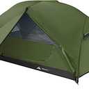 Forceatt Tent for 2 and 3 Person is Waterproof and Windproof, Camping Tent for 3 to 4 Seasons,Lightweight Aluminum Pole Backpacking Tent Can be Set Up Quickly,Great for Hiking (2P-Dark green)