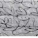 SearchI Stretch Sofa Cover Printed Couch Cover, Floral Pattern 3 Pieces Loveseat Slipcover with 2 Separate Cushion Cover, Washable Furniture Protector for Living Room(Loveseat, Grey Lotus+White) (Medium)