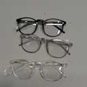 IBOANN Iconic Blue Light Glasses for Woman - Computer Glasses up to 99% Blue Light Blocking - Anti Eyestrain & UV Glare
