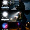 Bluetooth Beanie with a Light, Rechargeable Hat with 4 LED Headlamp & Headphones, Christmas Stocking Stuffers Gifts for Men