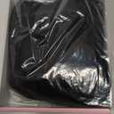 Synthetic Hair Topper with Bangs 18 Inch Layered Toppers for Women with Thinning Hair 5.5" x 5" hand Tied Forehead Hairline 360 3D Cover Wispy Synthetic Toppers Hair for Women Fiber Wiglets (Black)