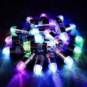 LIHAO 30PCS LED Balloon Lights Mini Battery Powered LED Party Lights Bulbs for Paper Lantern Balloon Pumpkin Wedding Halloween Christmas Party Decoration Centerpieces (Colorful)