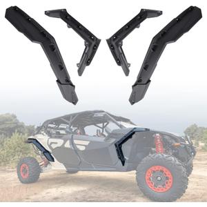 Front & Rear Extended Fender Flares Compatible with Can-Am Maverick X3 2 Door & 4 Door 2017-2025,Mud Guards for 715002973