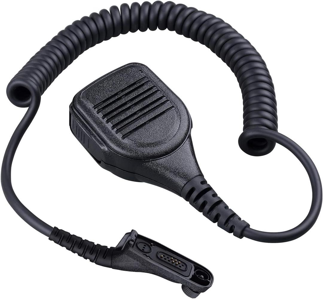 Shoulder Mic, Waterproof IP55 Handheld Speaker Mic with External 3.5mm Earpiece Jack, Compatible with Motorola APX4000 APX6000 APX7000 XPR6350 XPR6550 XPR7350 XPR7550 Two-Way Radios