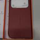 SHIELDON 2 in 1 Wallet Case for iPhone 17 Pro 6.3" 2025 | Genuine Leather, Detachable, Flip Magnetic, RFID Blocking Card Slot, Kickstand, Wireless Charging, Full Protective Cover 