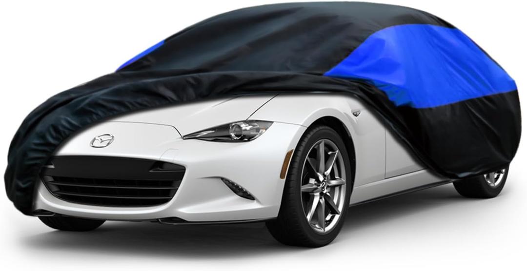 GUNHYI Car Cover for Coupe Sport Car Waterproof All Weather, Suitable for BMW Z3, Honda S2000, Mazda Miata/MX-5, Saturn Sky, Pontiac Solstice, Toyota MR2 Spyder, Volkswagen Cabrio etc.