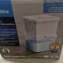 Midea Cube 50 Pint Dehumidifier for Basement and Rooms at Home for up to 4,500 Sq. Ft., Built-in Pump, Drain Hose Included, Smart Control, Compatible with Alexa (White)