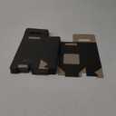 PH PandaHall Goodies Boxes 24pcs Gift Boxes with Window Candy Treat Box Paper Box Black Gable Conatiner for Party Favors Snacks Donuts Cookie Candy Birthday Wedding Shower, 5.3×3.2×7.6 Inches