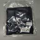 Trendy Queen Womens Long Sleeve Shirts Crop Square Neck Ribbed Tops Basic Slim Fit Y2K Fall Winter Clothes Outfits 2026 (Black, XL)