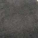 Reyox Plush Shaggy Bath Rug, Contour Mat and Toilet Lid Cover, Soft Microfiber Non Slip Bathroom Rugs Black U-Shaped (U-Shaped, 19.7"x19.7")