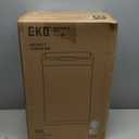 EKO Mirage-T 50 Liter / 13.2 Gallon Touchless Rectangular Motion Sensor Trash Can, Brushed Stainless Steel Finish