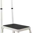 Sattiyrch Step Stool with Handle for Ederly,Sturdy and Lightweight Stool with Anti-Skid Platform,Easy Assmbly,Safely Supports up to 350 Pounds with 9.5 Inch