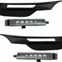 LED Fog Lights for 2016 2017 Honda Accord 4 Door Sedan Bumper Lamp OEM Style Assembly with Switch and Wiring Harness