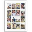 Americanflat 4x6 Collage Picture Frame with Polished Plexiglass - Multi Picture Frames Fit Sixteen 4x6 Photos or Use as One 18x26 Poster Frame for Wall Display - Signature Collection - White