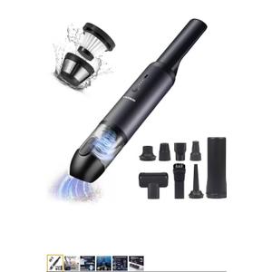 Cordless Handheld Vacuum Cleaner For Car And Office, 16000PA, Fast Charging, Accessories
