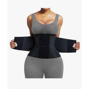 FeelinGirl Waist Trainer Belt Waist Cincher Trimmer Ab Belt Tummy Control Body Shaper with Triple Wrap Women and Men