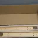 Wall Floating Shelves, Rustic Wood Wall Shelf Handmade (Light Walnut, 24 Inch - 2 Pack)