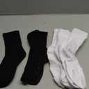 HAVE A TREE Mens Dress Socks White Long Socks For Business Men Casual Socks 3-12Pack