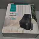 Shiatsu Neck Massager with Heat, 3D Kneading Back Massage Pillow for Pain Relief, Massagers for Neck and Back, Shoulder, Leg, Gifts for Men Women Mom Dad, Stress Relax at Home Office and Car (Black)