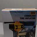 Tire Inflator Air Compressor Compatible with DeWalt 20V Battery Power, LIVOWALNY 160PSI Cordless Portable Electric Air Pump with Digital Pressure Gauge for Car Motorcycles Bike Ball Auto (No Battery)