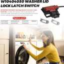 Upgraded W10404050 W10238287 Washer Lid Lock Latch Assembly Compatible for Whirl-pool Ken-more May-tag Ama-na Washer - Replaces W10404050VP W10744659 AP5263307 PS3497627 by Puxyblue