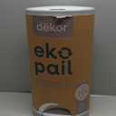 Diaper Dekor Classic Hands-Free Diaper Pail Gift Set | Just StepDropDone | Doesnt Absorb Odors | Includes 1yr of Refills | Quick Bag Change | 70% Recycled Materials | EKO White