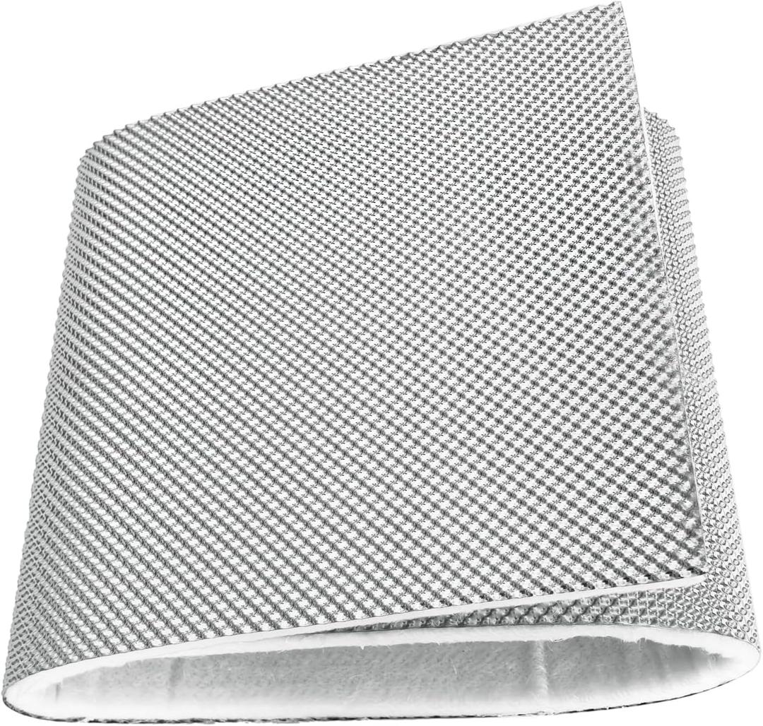 Peastorm Exhaust Wrap Heat Shield Automotive Aluminum Material Muffler Wrap Insulation Armor, 12" x 24"