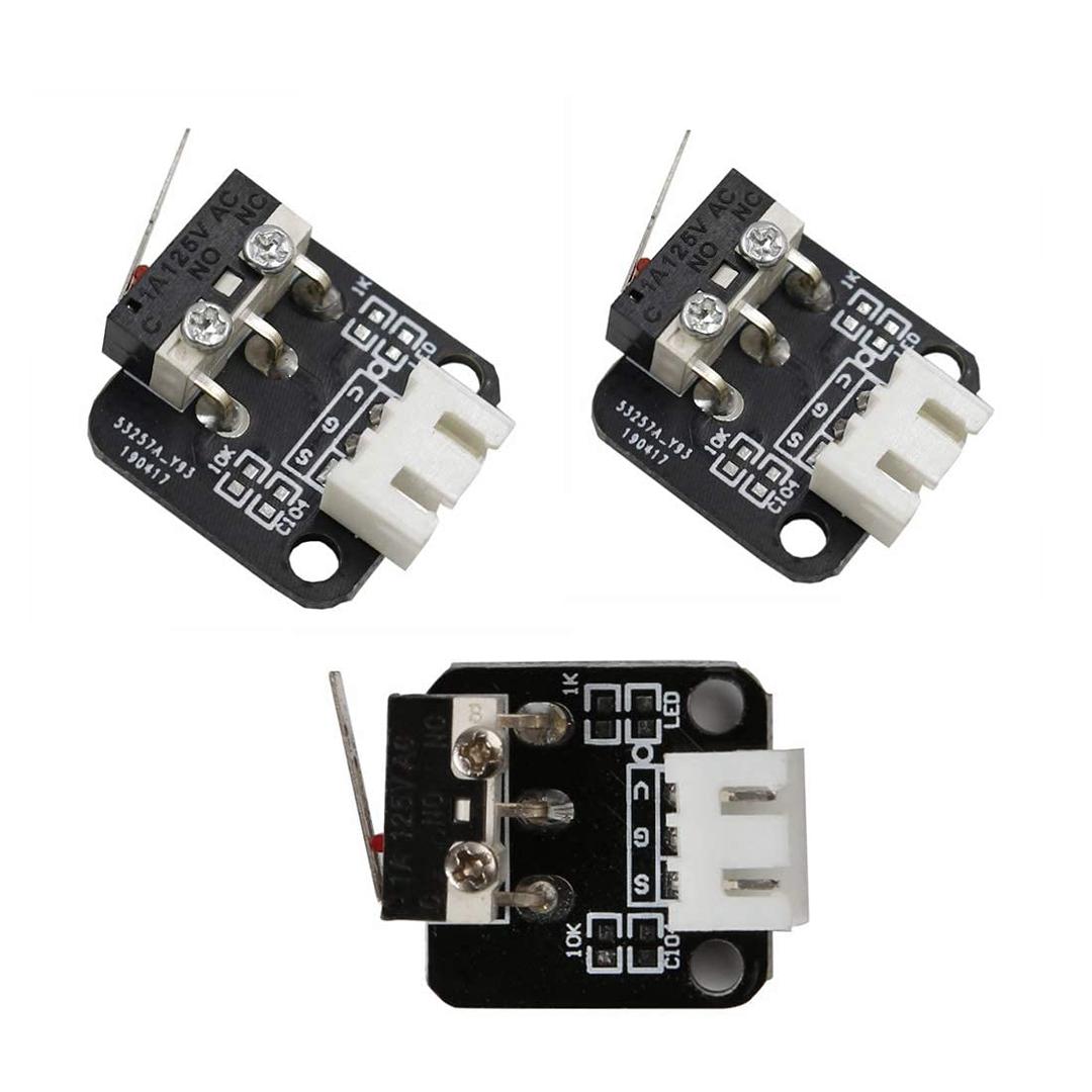 Creality 3D Printer Part Limit Switch with Separate Package CNC for RAMPS 1.4 RepRap 3D Printer CR-10, Ender 3/3 Pro/3 V2/5 (Pack of 3)