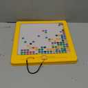 Cokzer Magnetic Drawing Board for Kids,Large Magnet Doodle Board with Dot Beads and 20 Pattern Booklets,Montessori Educational Traveling Toy for 2 3 4 5 6 Year Old Boys Girls