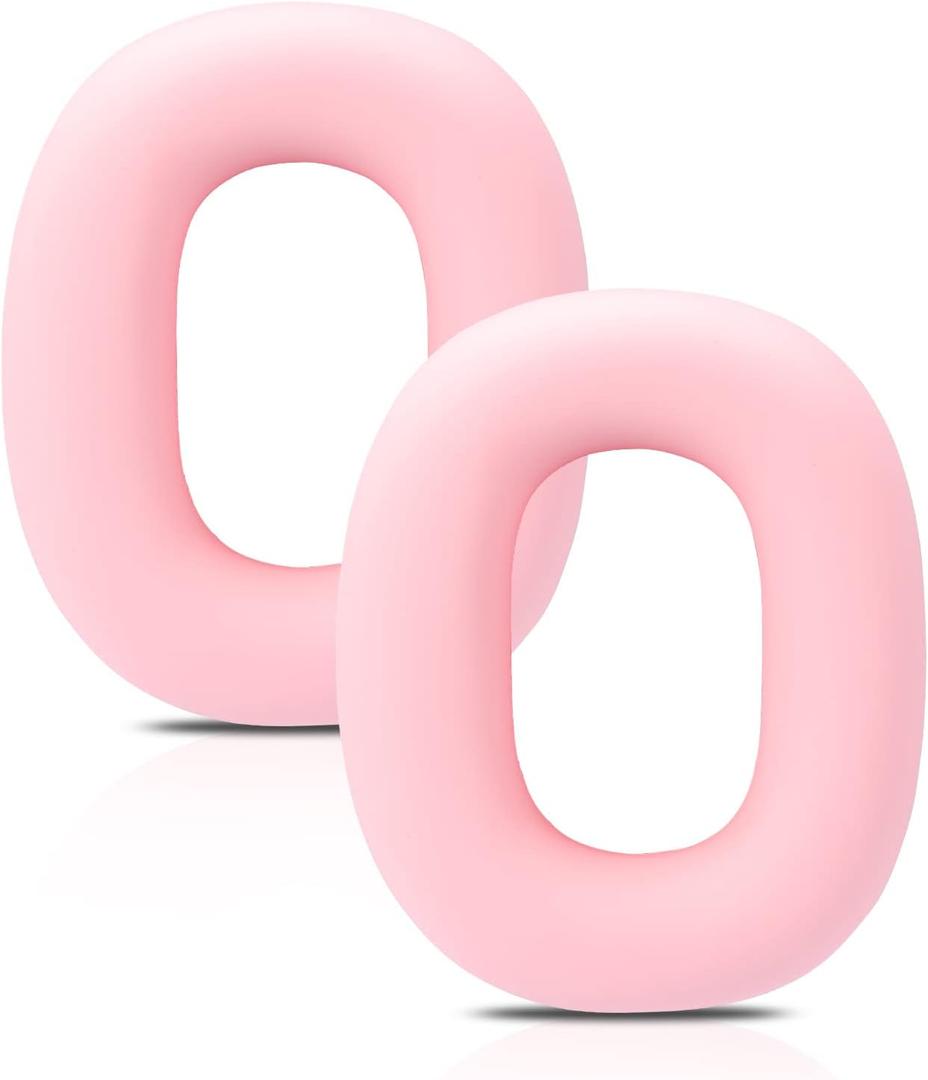 Damex Silicone Earpads Protector, Compatible with AirPods Max Ear Pad (Pink)