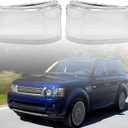 LABLT A Pair of Headlights Lens Cover Lampshade Replacement for Rover Range Rover Sport 2010-2013 (Passenger and Driver Side)