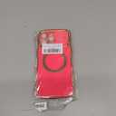 for iPhone 15 Pro Max Case Magnetic,for Women Girls Soft Cute Wave Frame Curly Shape Love Heart Luxury Plating Phone Case Compatible with MagSafe Shockproof Back Cover 6.7"-Hot Pink