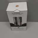 Salt and Pepper Grinder Set- Automatic Battery Pepper Mill Shakers Gifts for Men Dad, Adjustable Coarseness Upgraded Larger Capacity with Led Kitchen Essentials for New Home Housewarming